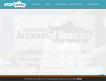 Tablet Screenshot of internationalarmouredvehicles.com